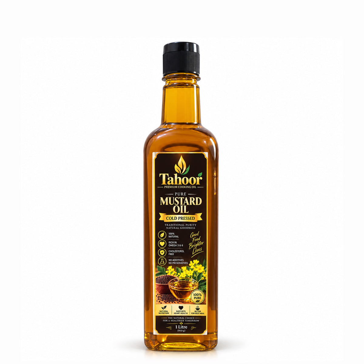 Tahoor Pure Cold Pressed Mustard Cooking Oil